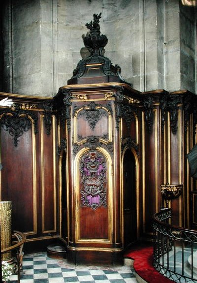 Louis XV Style Confessional by French School